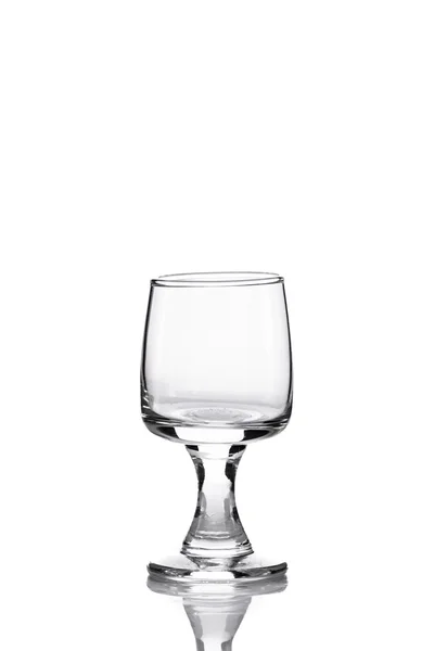 The glass of vodka on white background — Stock Photo, Image