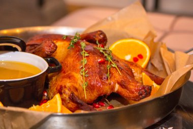 Portakal ile Noel kaz.