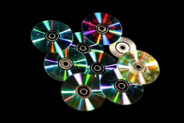 Dischi multipli, questo può essere un DVD o CD — Foto Stock