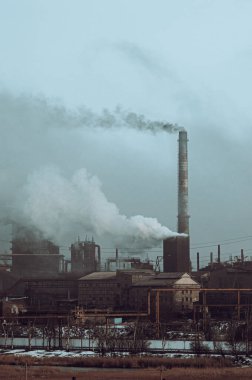 Mariupol Ukrayna 'da savaş öncesi Azovstal endüstriyel kompleksi