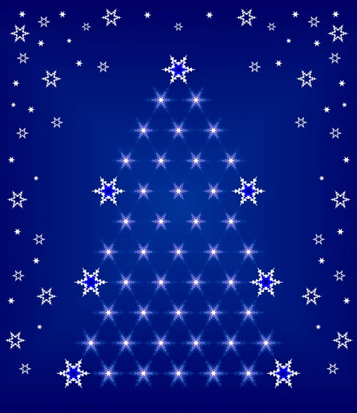 Vector Kerstboom — Stockvector