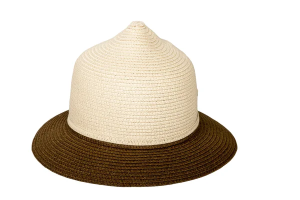 Chapeau d'été sur fond blanc — Photo
