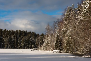 Piers bir kıyı üzerinde