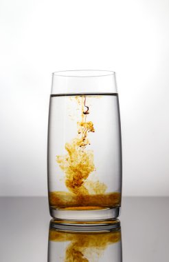 ink in a glass clipart