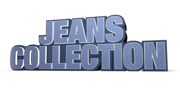 Jeans Collection Campaña de Ventas Título — Foto de Stock