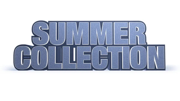 Καλοκαίρι συλλογή τζιν καμπάνιας πωλήσεων τίτλος — Φωτογραφία Αρχείου