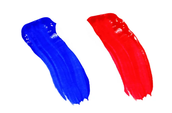 Bandera dibujada de Francia — Vector de stock