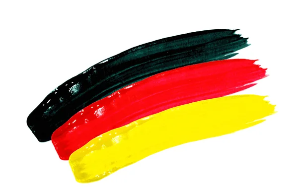 Drapeau esquissé d'Allemagne — Image vectorielle