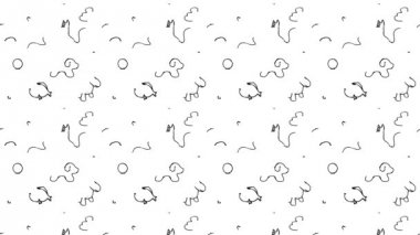 Animatic sorunsuz çocuklar duvar sanatı Doodles