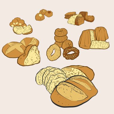 Duvar sanatı ve gömlek baskıları için el yapımı fırınlanmış mallar.