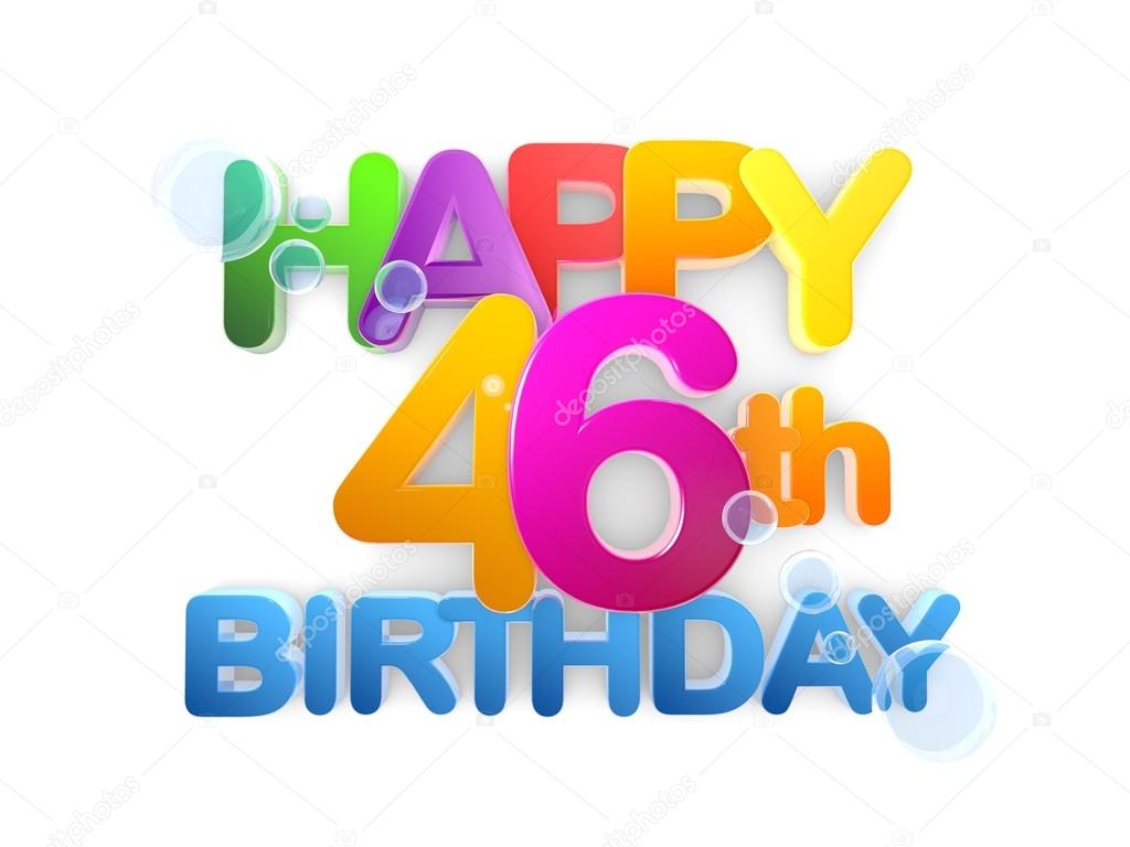 Happy 46th Title, Birthday light