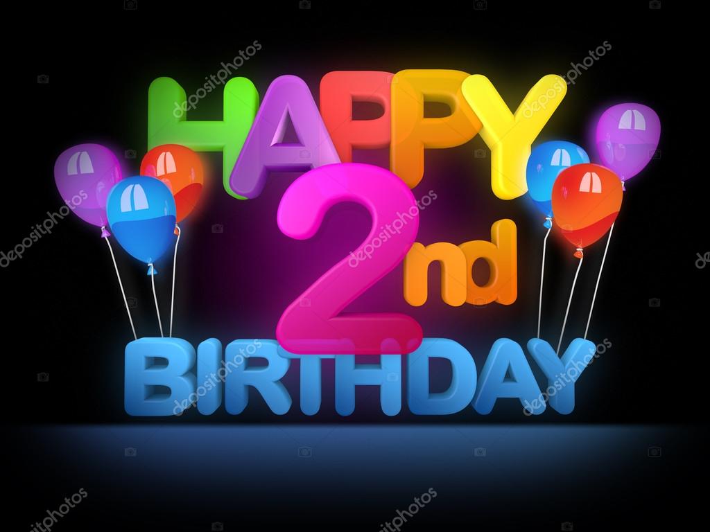 Happy 2nd Birthday Title Dark Stock Photo Image By C Mail Hebstreit Com Happy 2nd Birthday Title Dark Stock Photo Image By C Mail Hebstreit Com