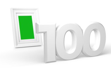 Yıldönümü mektup ile resim çerçevesi