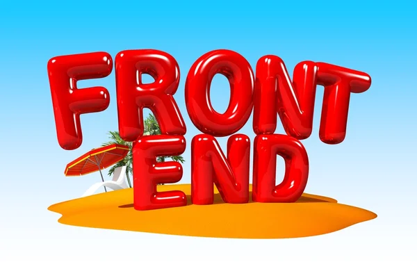 Frontend Buzzword Adası — Stok fotoğraf