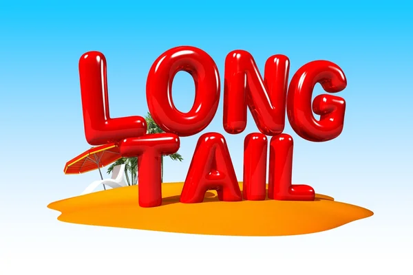Buzzword Longtail na ilha — Fotografia de Stock