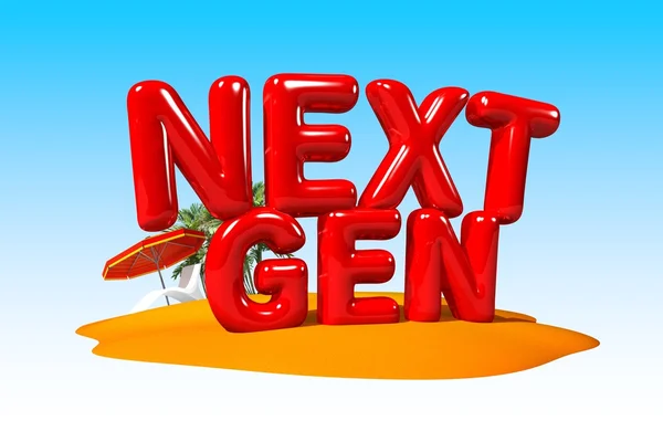 NextGen Buzzword Adası — Stok fotoğraf