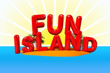 Eğlence Adası illüstrasyon