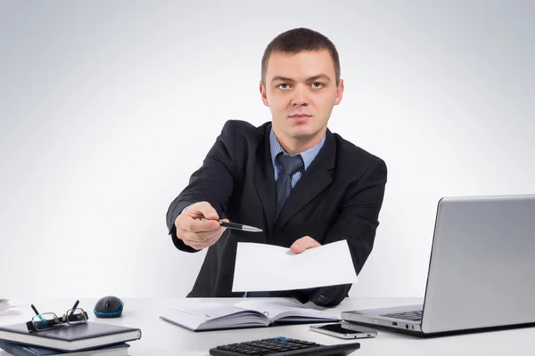 Office, iş, teknoloji, finans ve Internet kavramı Busi
