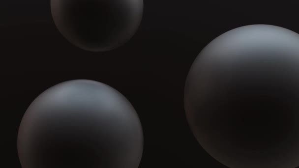 Дизайн Кільцевої Графіки Рендеринг Абстрактного Відео Простими Формами Безшовна Петля — стокове відео