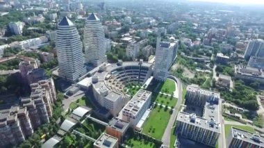 Dnipropetrovsk şehir Ukrayna Hava görünümünü. Dnipropetrovsk Merkezi. Ukrayna