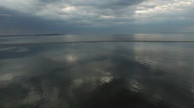 Hava nehir manzarası. Dnipro. Svetlovodsk şehir