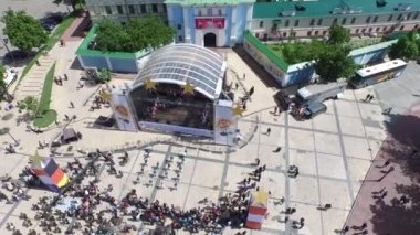 Hava Kiev St Michael St Michael Katedral Meydanı. Avrupa Günü. Freegen