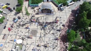 Hava Kiev St Michael St Michael Katedral Meydanı. Avrupa Günü. Freegen