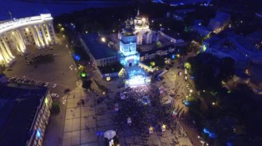 Hava Kiev St Michael St Michael Katedral Meydanı. Avrupa Günü. Freegen