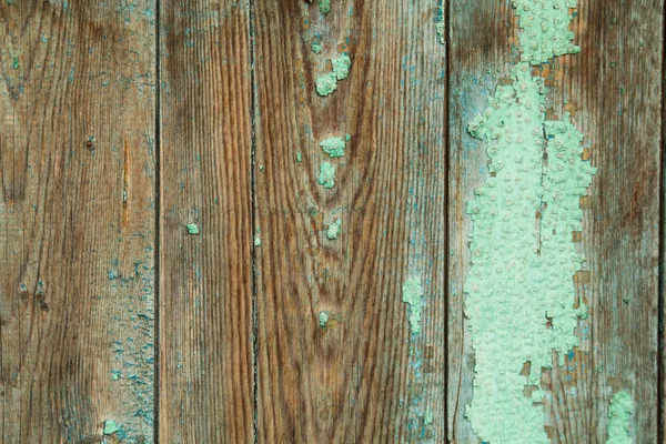 Çatlaklar ahşap arka plan yeşil yıpranmış