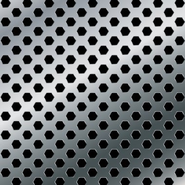 Aluminium background. Vector metal abstract background.