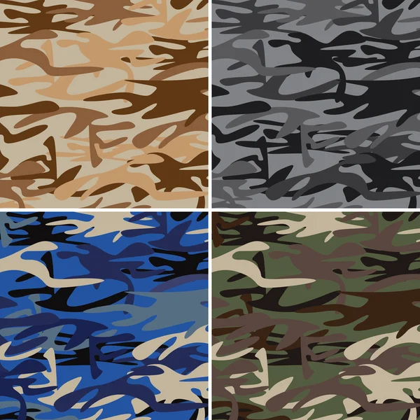 Vector colorful camouflage patterns Stock Vector Image by ©dmstudio ...