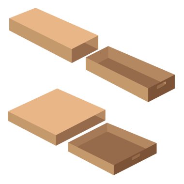 Ambalaj kutusu beyaz arka plan üzerinde izole kağıt için.