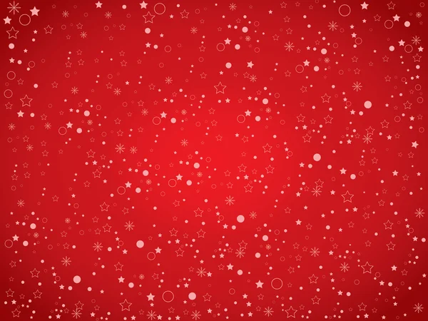 Buon Natale e Felice Anno Nuovo 2016 su sfondo rosso. Con neve rosa e stella su sfondo rosso . — Vettoriale Stock