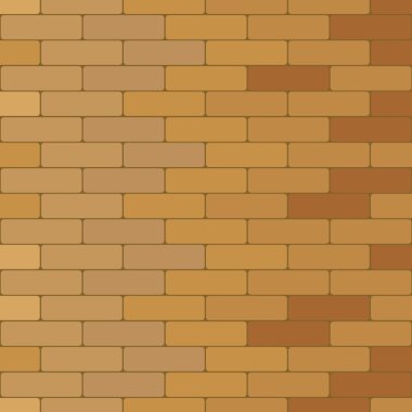 Tuğla duvar. Renkli tuğla vektör doku arka plan.