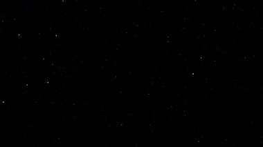 Uzayda amaçsızca sürüklenen beyaz parçacıkların animasyonu, gelecekteki yüksek teknoloji parçacıkları