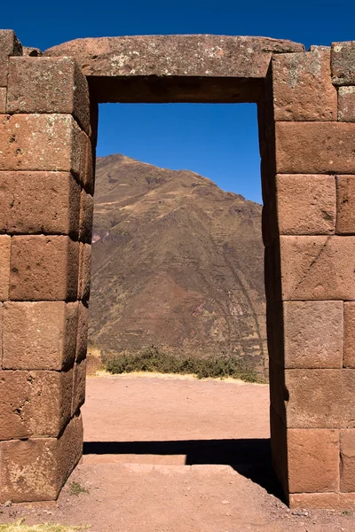 インカの戸口をクローズ アップ — ストック写真