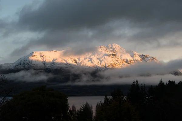 Téli naplemente remarkables — Stock Fotó