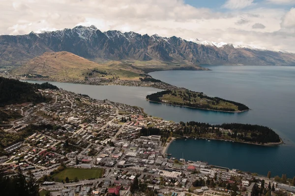 Queenstown şehir peyzaj