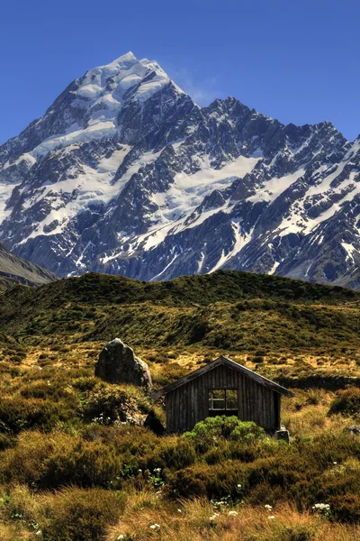 Cabane de montagne Mt Cook — Photo