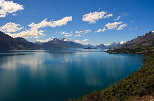 Paysage du lac Wakatipu — Photo