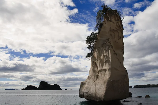 Pinnacle Rock Cathedral Cove — Stock Photo, Image