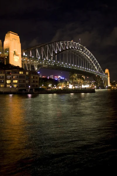 Noche de puente de Sydney Imagen de stock
