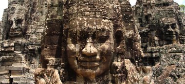 Bayon tapınak kalıntıları manzara