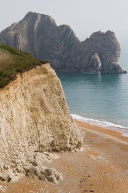 Doğal Durdle kapı, Lulworth Cove manzara