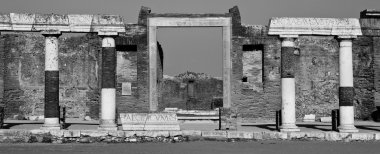 Pompeii siyah ve beyaz