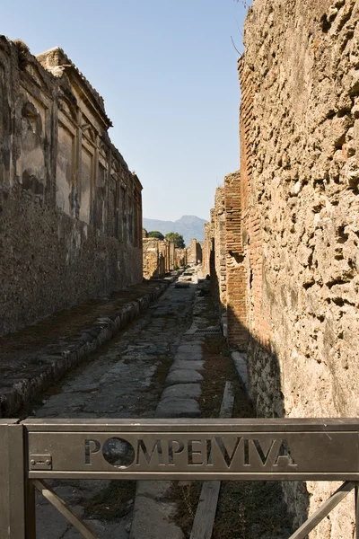 Pompeia Tourism Street — Fotografia de Stock