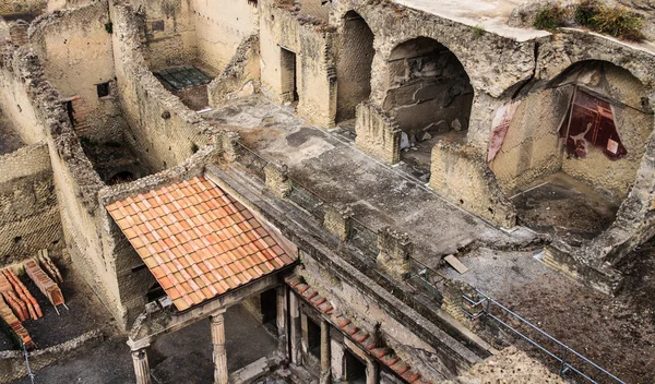 Ősi Herculaneum romjai — Stock Fotó