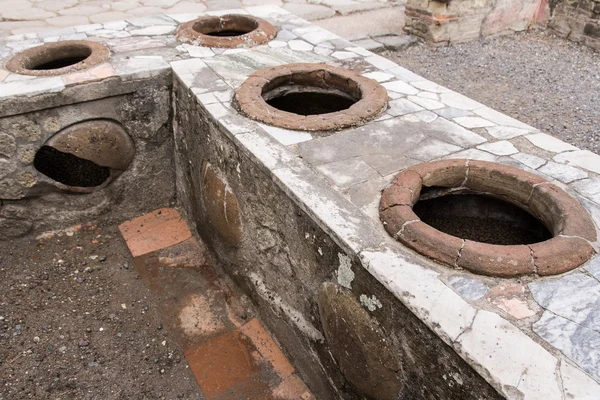 Herculaneum főző edények — Stock Fotó