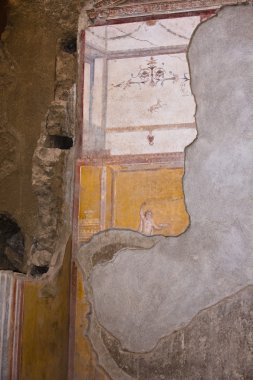 Antik Herculaneum Fresco