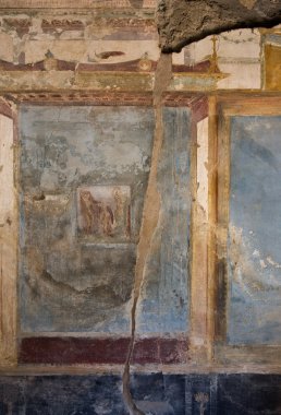 Antik Herculaneum Fresco